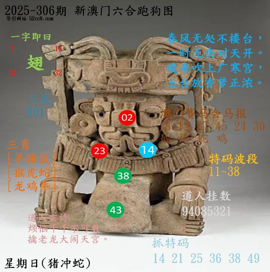 新澳门六合跑马图306期