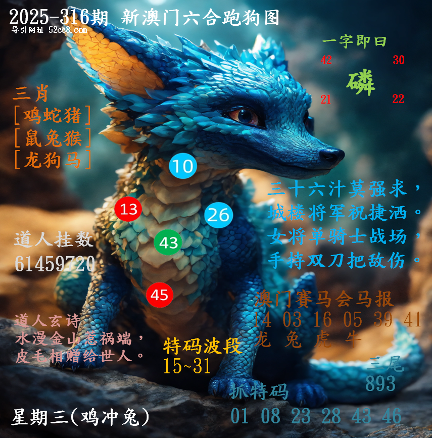 新澳门六合跑马图316期